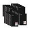 Universal 9.5 in. x 6 in. 3-Subject Medium/College Rule Wirebound Notebook - Black Cover